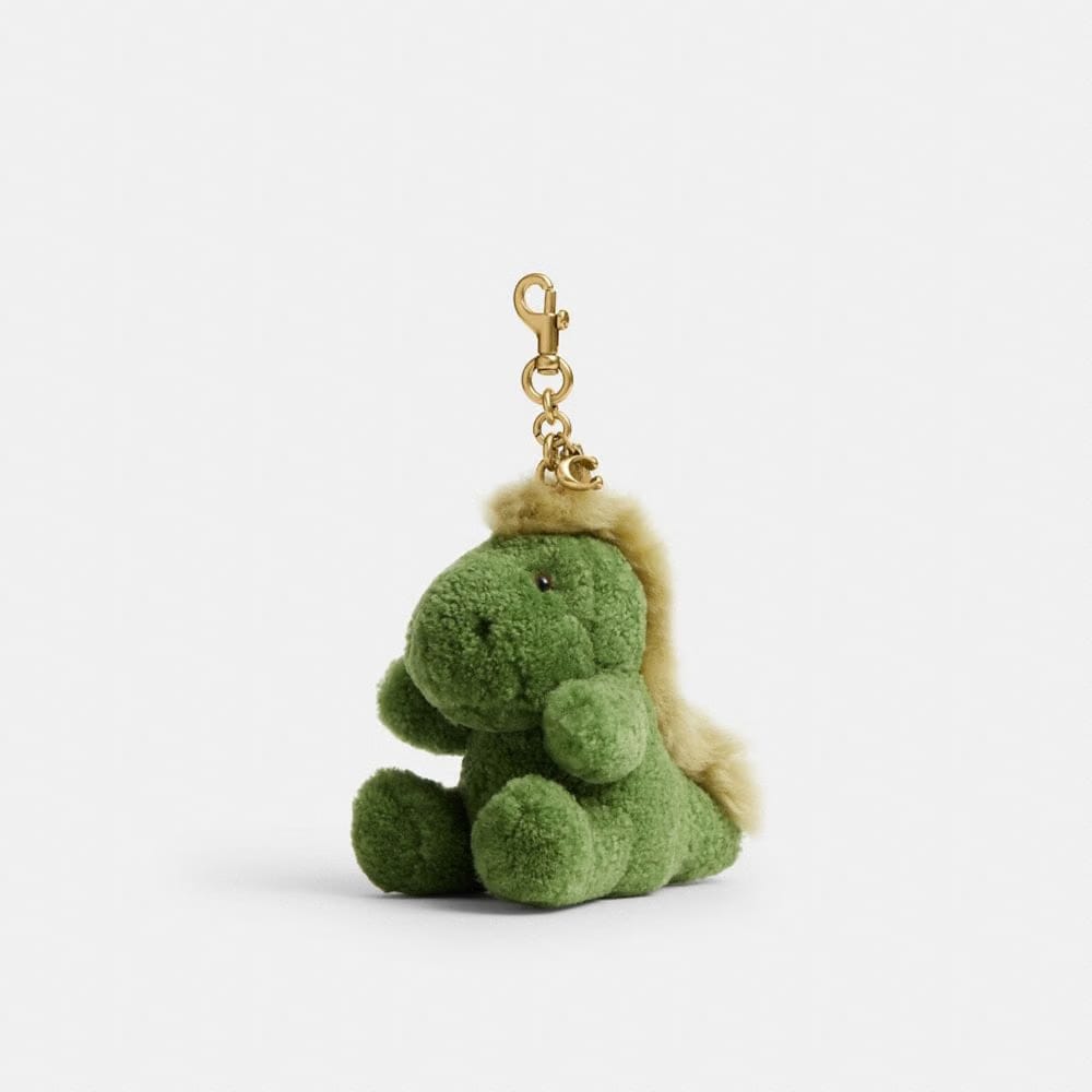 Little Rexy Bag Charm In Shearling