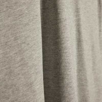 Grey Loose Fit Short Sleeve Top
