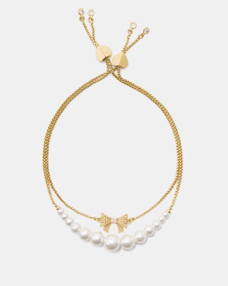 Modern Pearls Slider Bracelet Set - Boxed