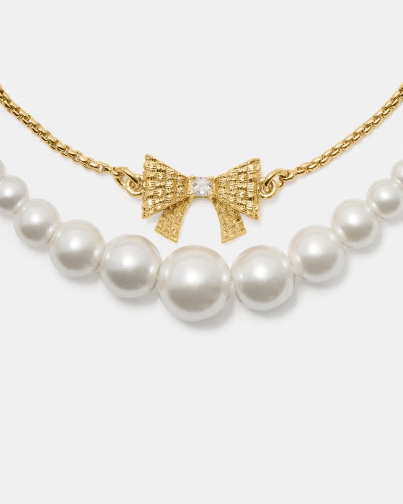 Modern Pearls Slider Bracelet Set - Boxed