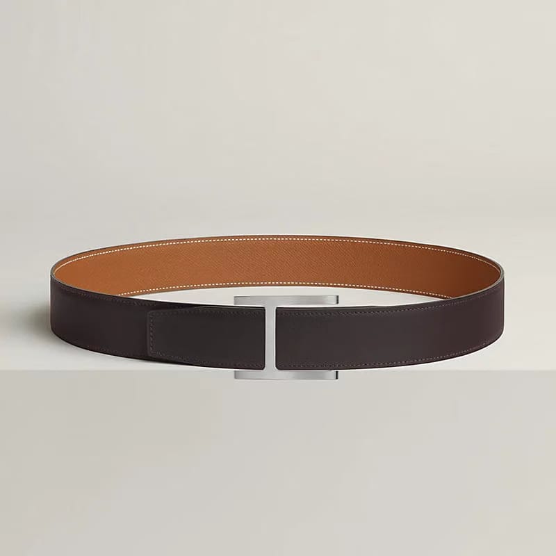 Fil d'H belt buckle & Reversible leather strap 38 mm