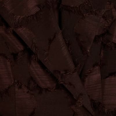 Brown Spot Fringe Longline Duster Coat