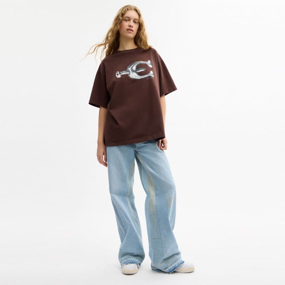 Hardware Relaxed T-Shirt In Organic Cotton