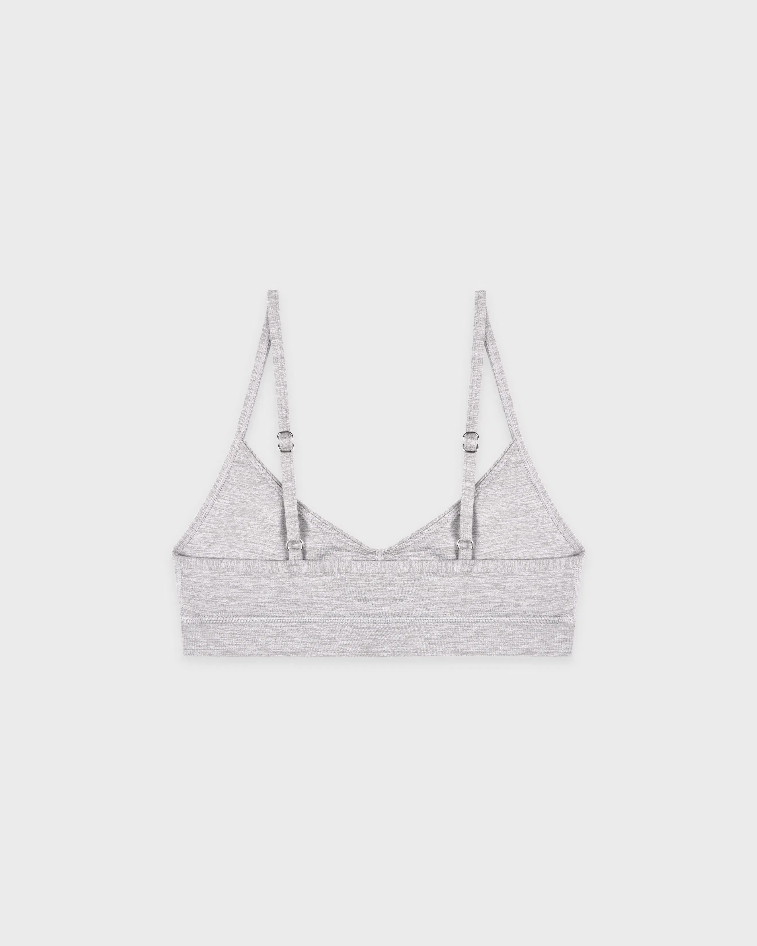 Signature Logo Mini Sports Bra - Heather Gray