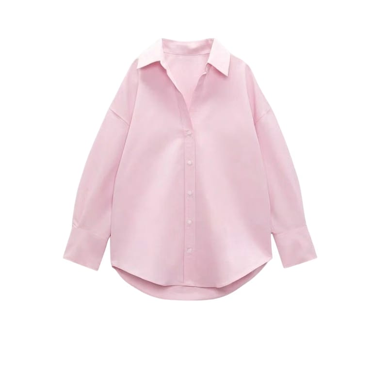 Elara Voss Blush Relax Shirt