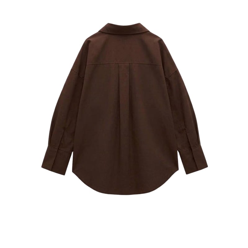 Elara Voss Cocoa Relax Shirt