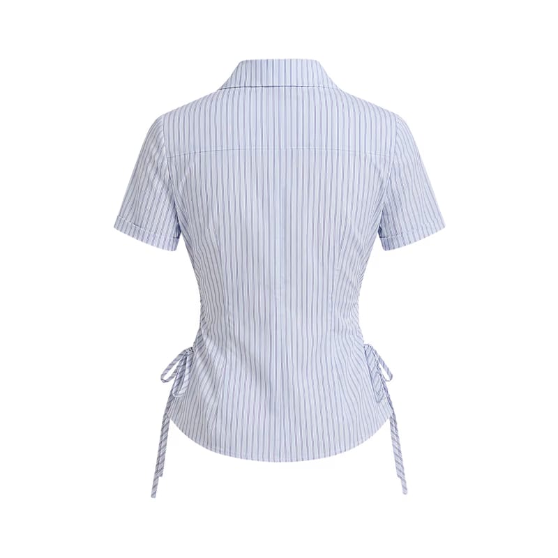 Elara Voss Mist Cinch Shirt