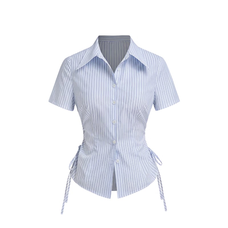 Elara Voss Mist Cinch Shirt
