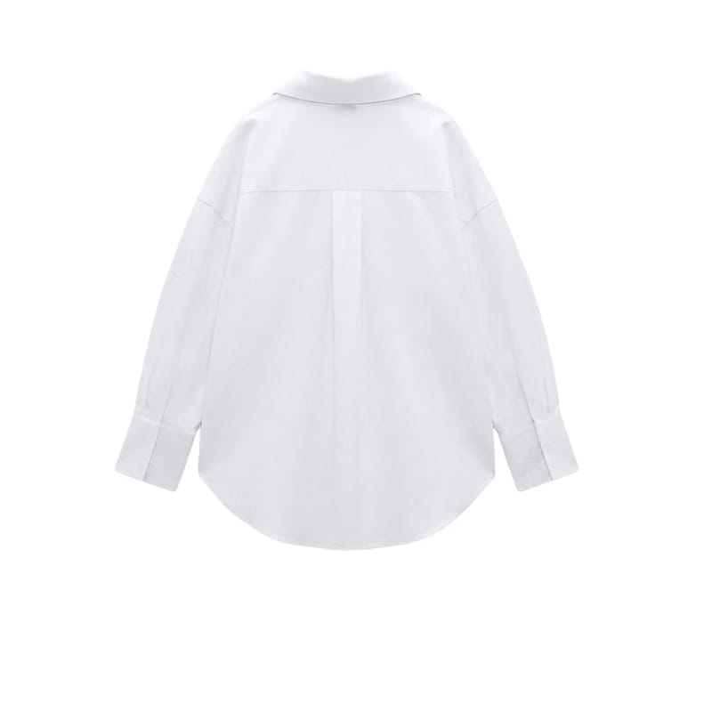 Elara Voss White Relax Shirt