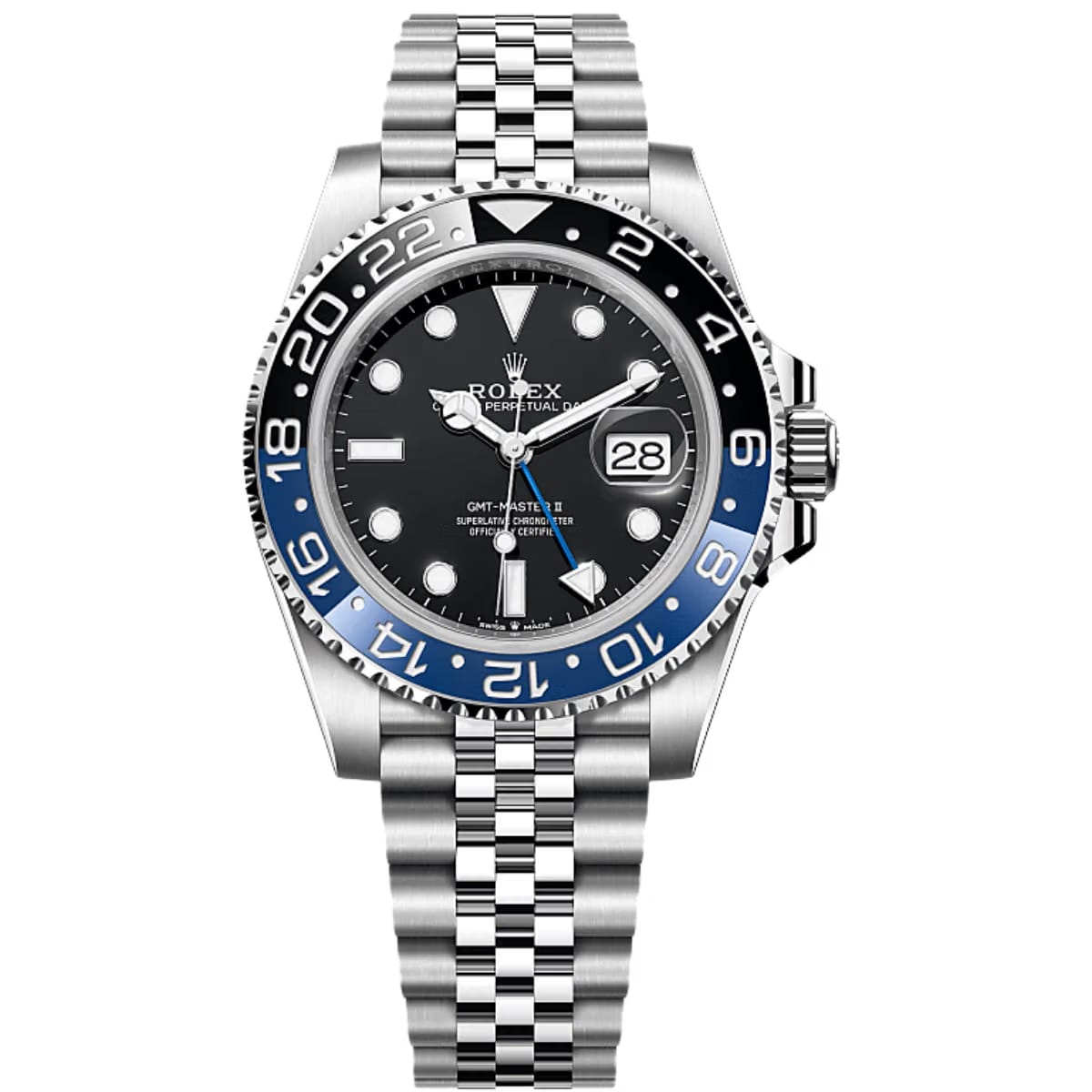 Rolex GMT-Master II Oyster, 40 mm, Oystersteel M126710BLNR-0002