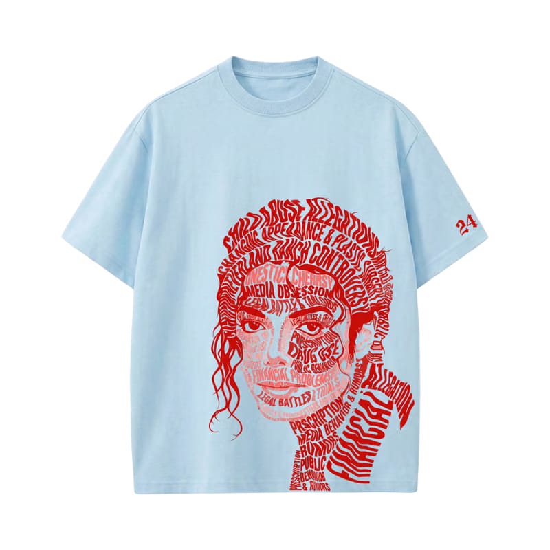 MJ- Its Confession time T-shirt(Light Blue)