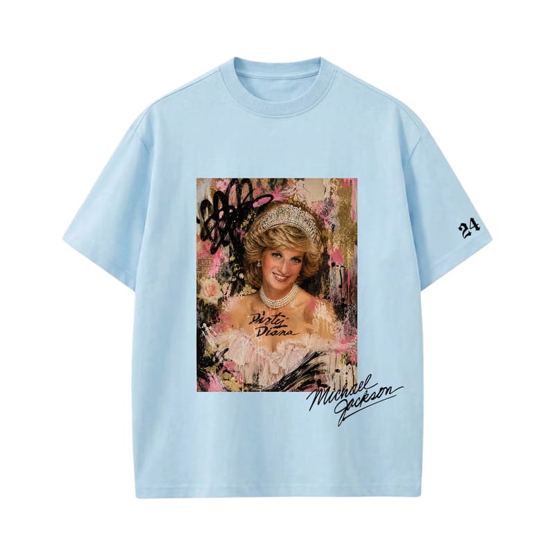 MJ-Dirty Diana T-shirt(Light Blue)