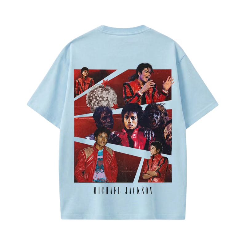 MJ- CASSETTE T-shirt(LightBlue)
