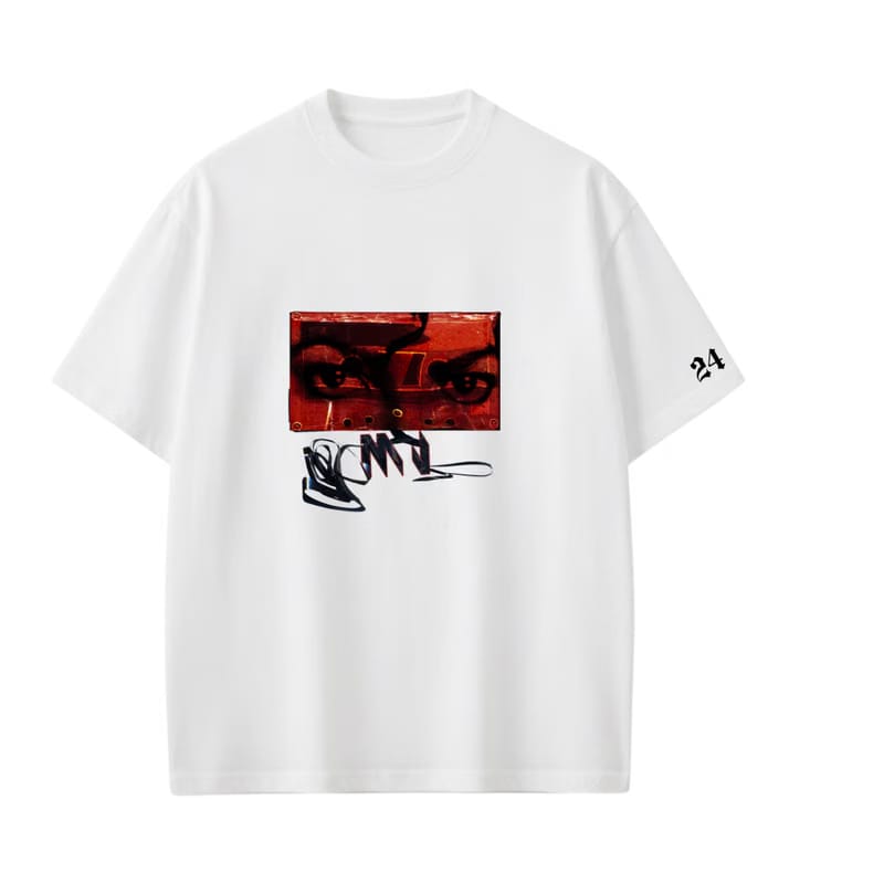 MJ- CASSETTE T-shirt(White)