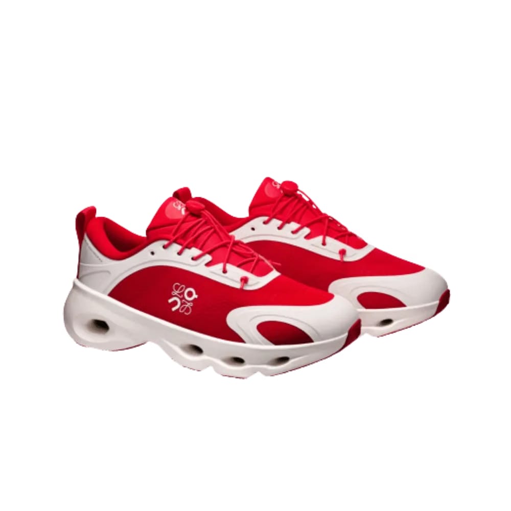 Loewe x On Running Cloudsolo Red Eggshell