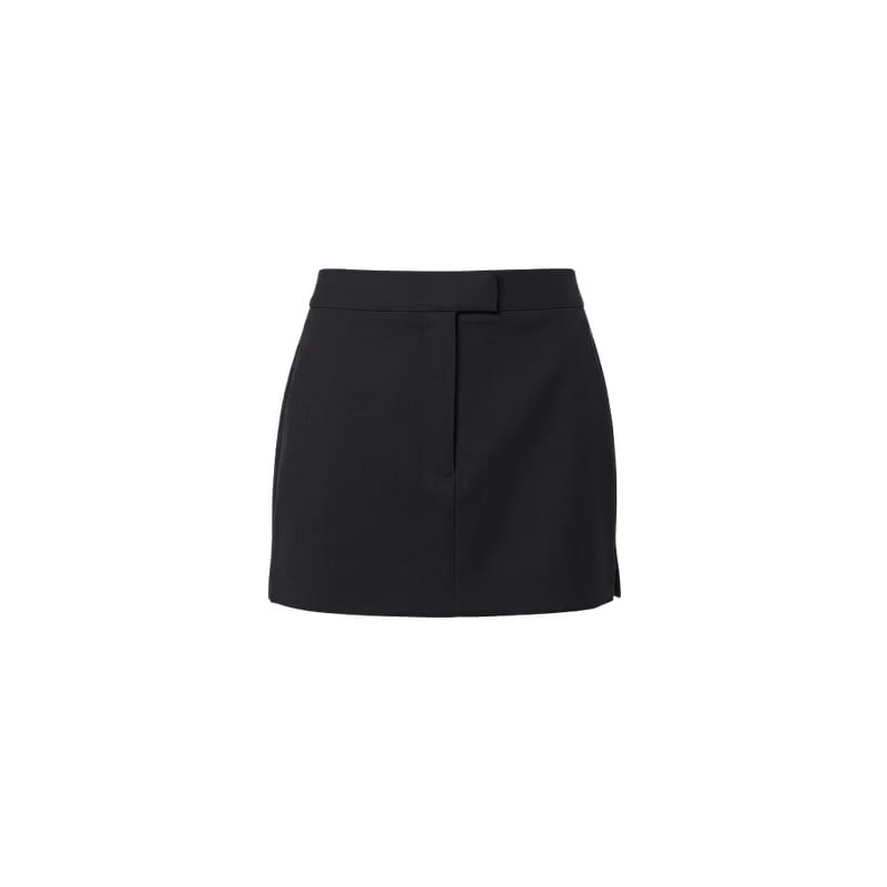 Elara Voss Obsidian Dark Gray Mini Skirt