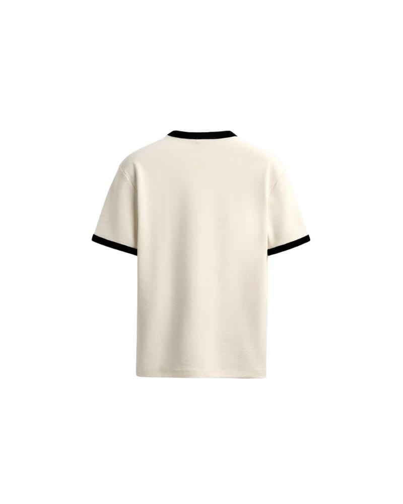 HASHWAY BASIC RINGER TEE - OYSTER WHITE
