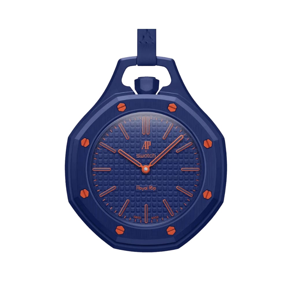Swatch X Audemars Piguet Ap - Royal Pop “Orenji Hach” - (Aftermarket Wrist Band Included)