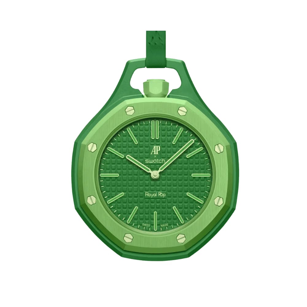Swatch x Audemars Piguet AP - Royal Pop “Green Eight” -(Aftermarket Wrist Band Included)