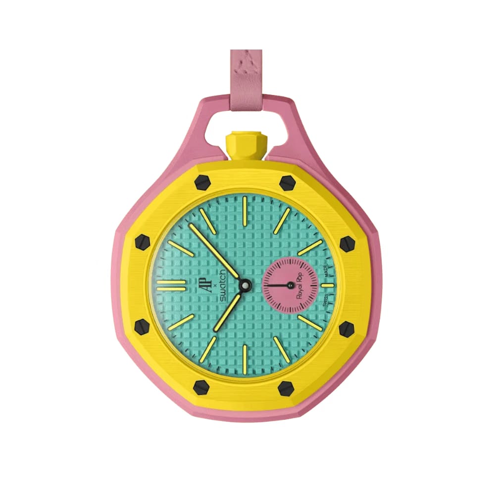 Swatch x Audemars Piguet AP - Royal Pop “OTG ROZ” - (Aftermarket Wrist Band Included)