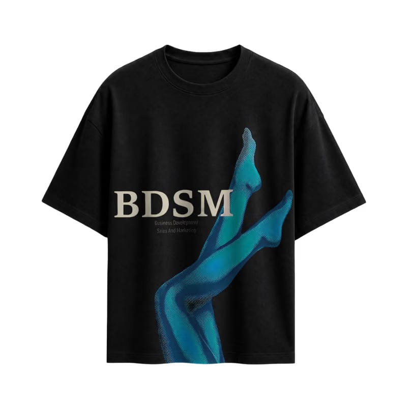 BDSM Forfksake Black T-Shirt
