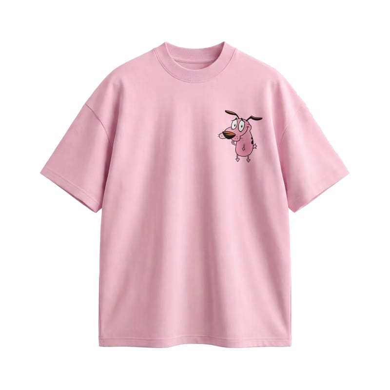 Forfksake Courage Pink Chaos Graphic T-shirt Pink