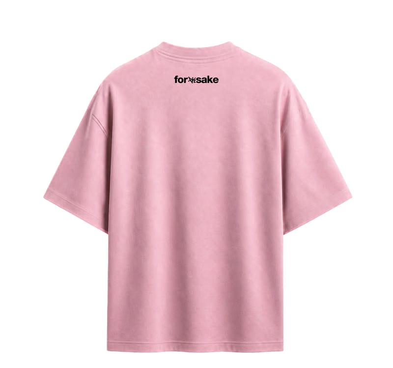 Forfksake Pink Panther Useless Graphic T-Shirt Pink