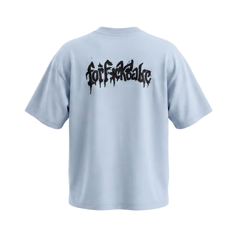 Forfksake Snoopy Classic Graphic T-shirt Ice Blue