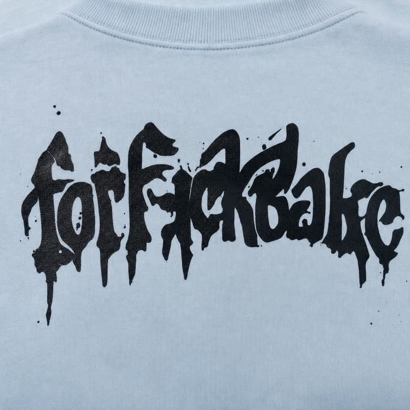 Forfksake Snoopy Classic Graphic T-shirt Ice Blue