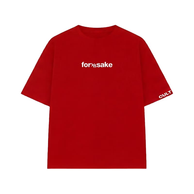Making Bitches Famous Red T-Shirt (Forfksake × Culture Circle)