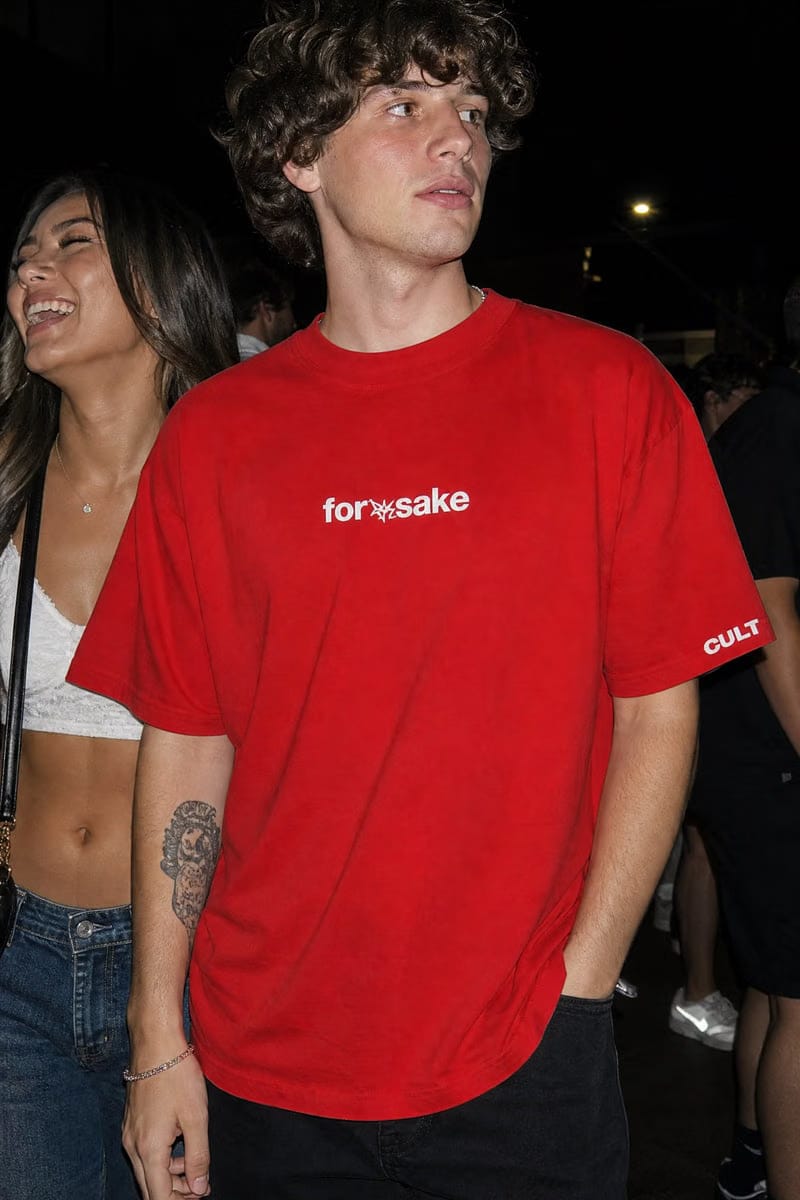 Making Bitches Famous Red T-Shirt (Forfksake × Culture Circle)