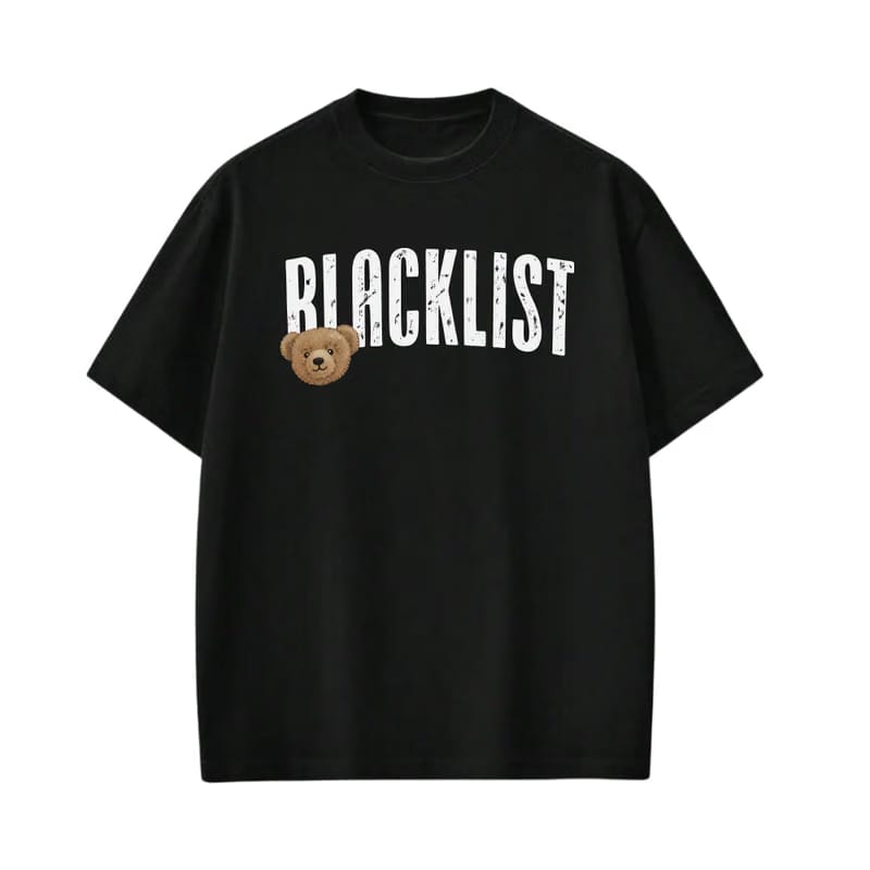 Blacklist Bear Black T-Shirt