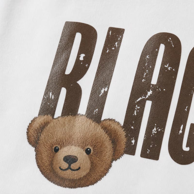Blacklist Bear White T-Shirt