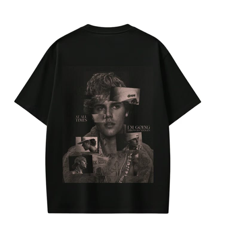 JUSTIN- Changes T-shirt(Black)