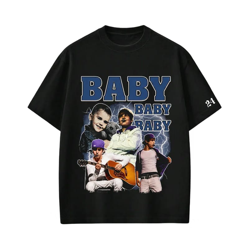 JUSTIN- exclusive Baby T-shirt(Black)