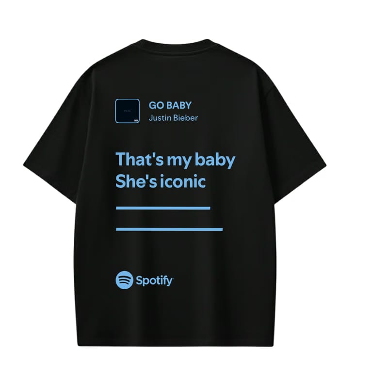 JUSTIN- HaileyXJustin T-shirt(Black)