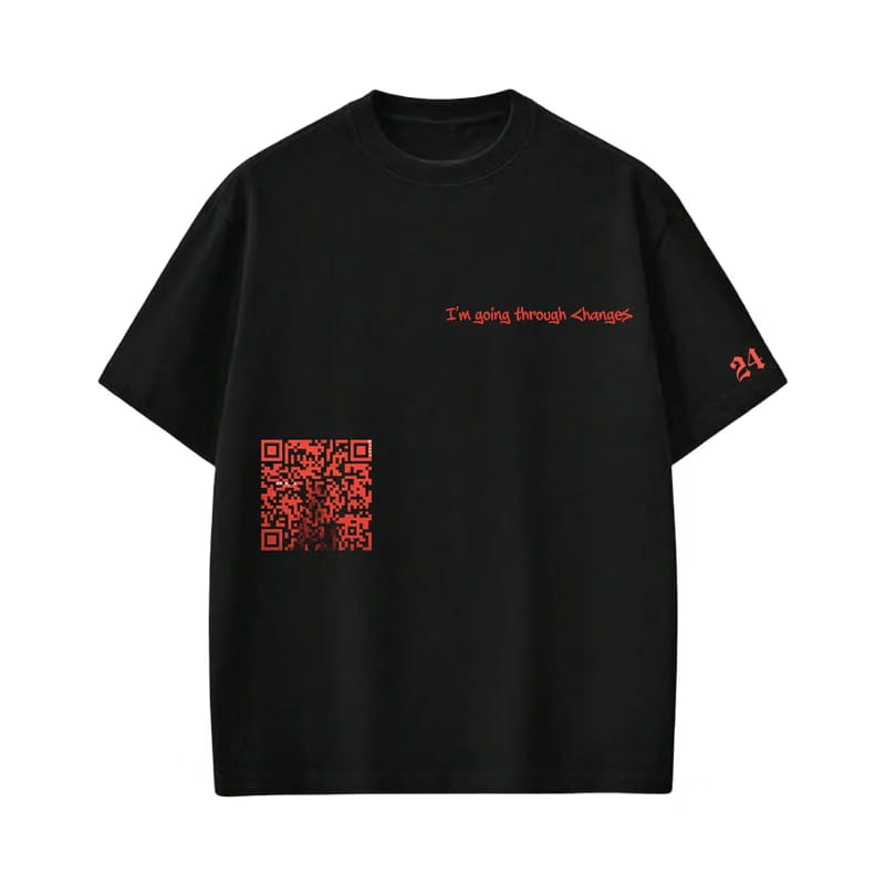 JUSTIN-I'm Going Through Changes T-shirt(Black)