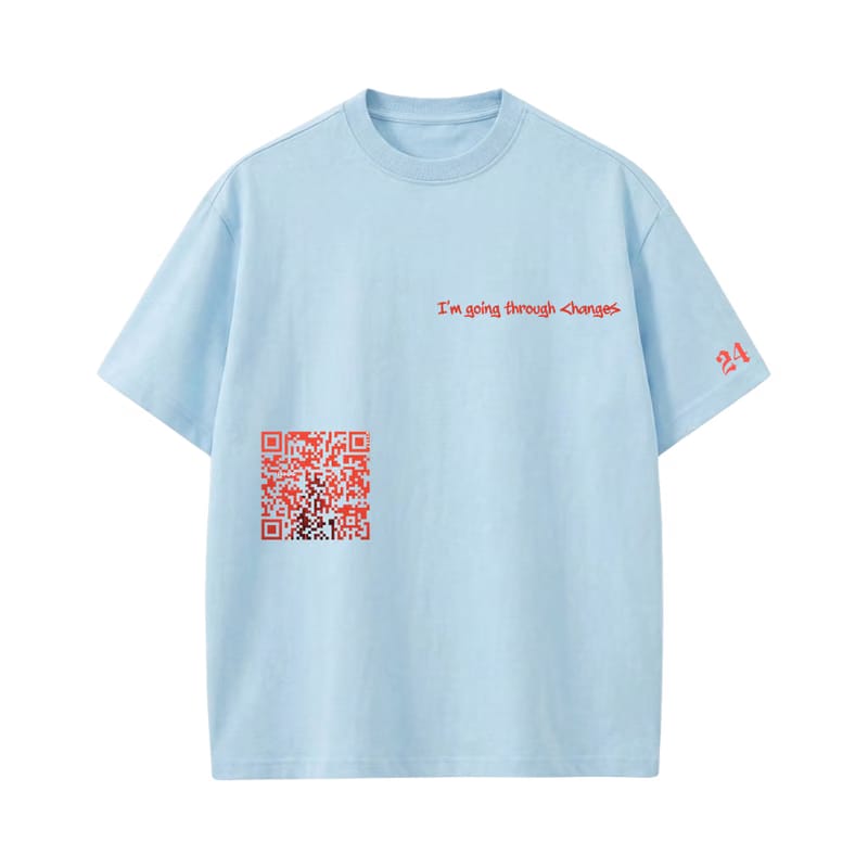 JUSTIN-I'm Going Through Changes T-shirt(LightBlue)