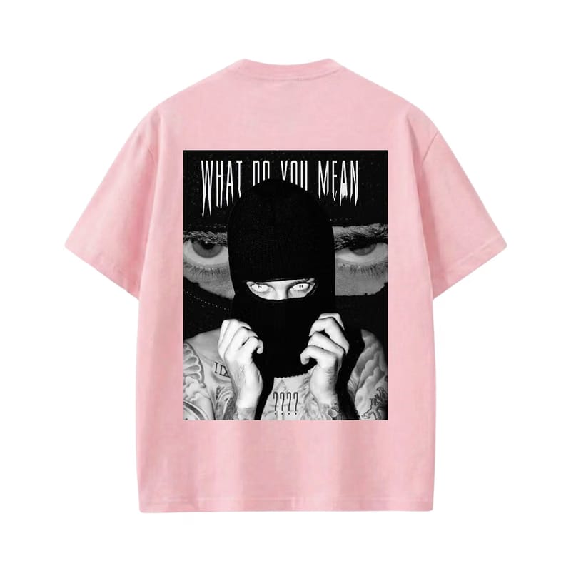 JUSTIN-What Do You Mean T-shirt(Pink)