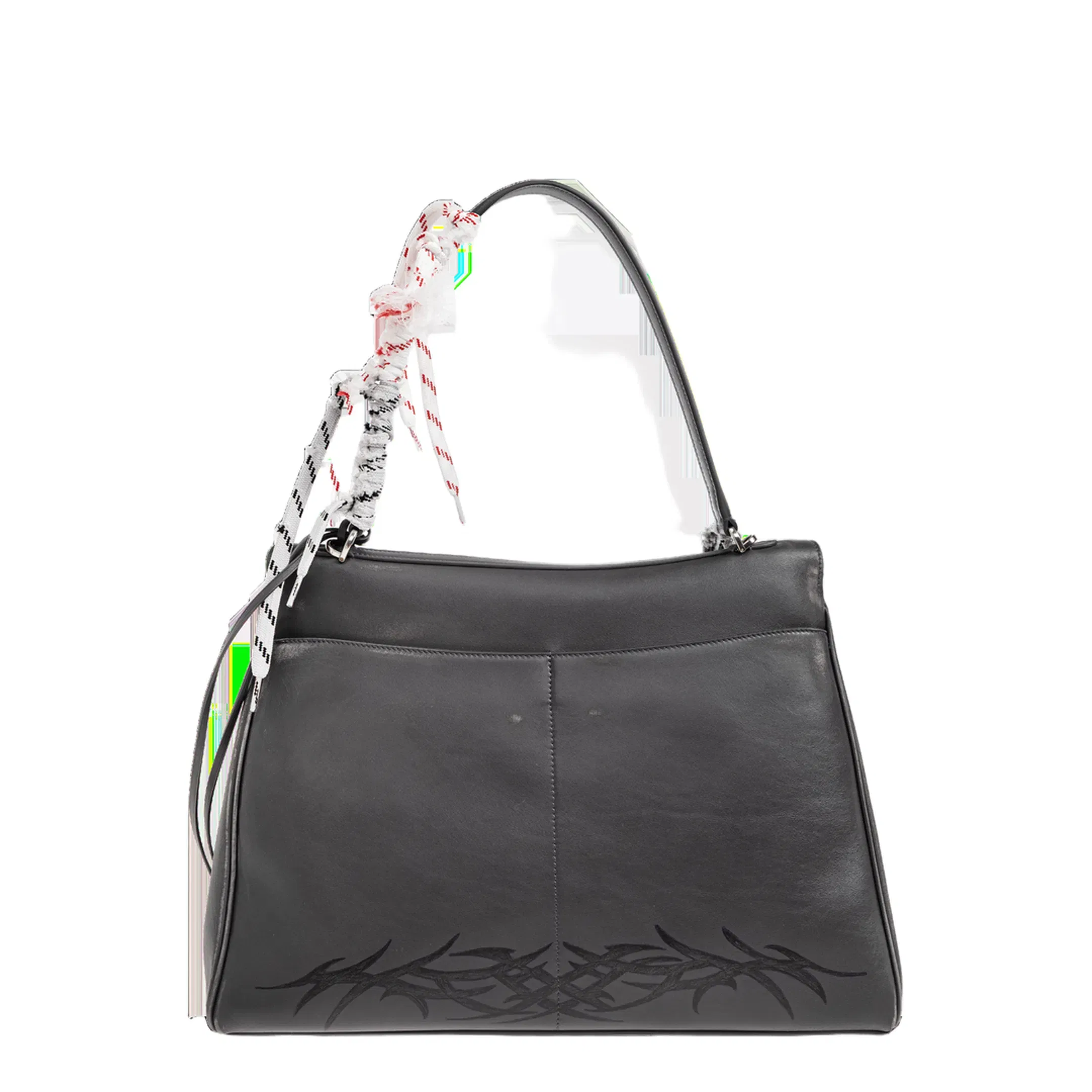 Rodeo Large Calfskin Handbag - Grey