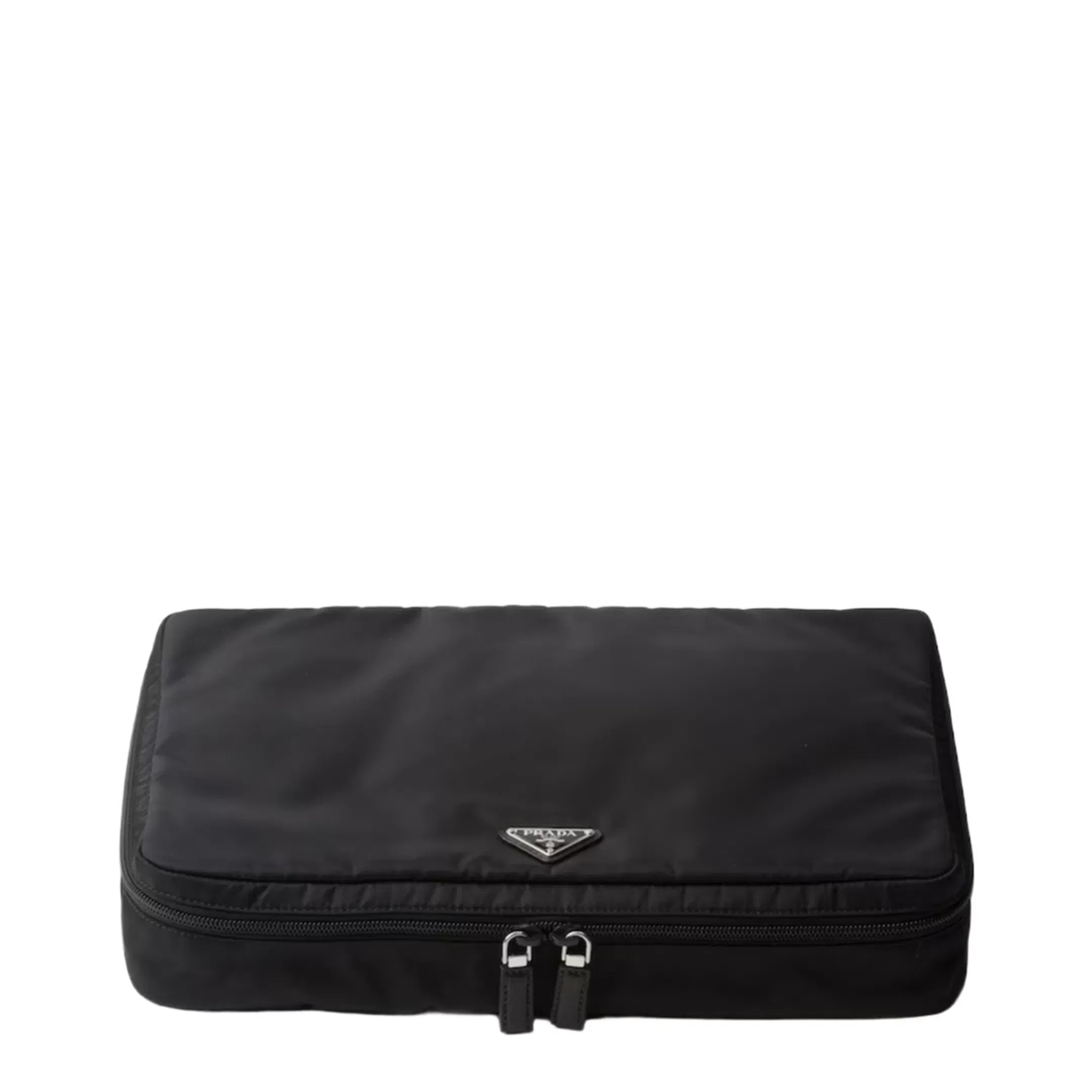 Re-Nylon Large Nylon Wash Bag - Nero
