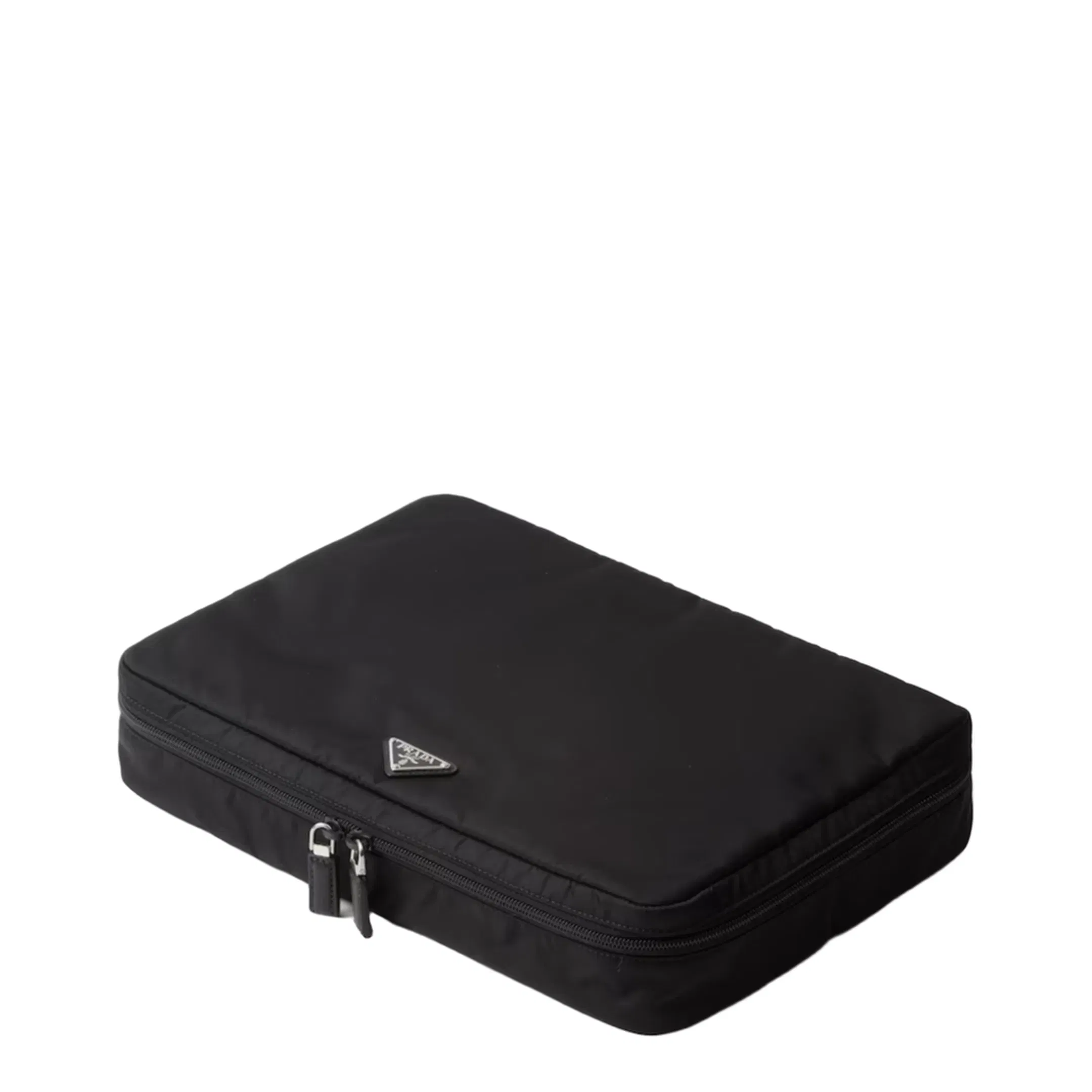 Re-Nylon Large Nylon Wash Bag - Nero