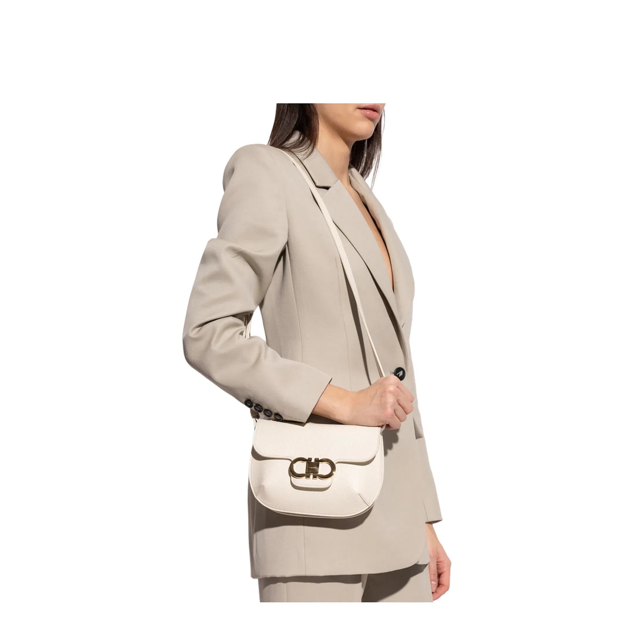 Lizzy Mini Calfskin Mini Bag - Mascarpone