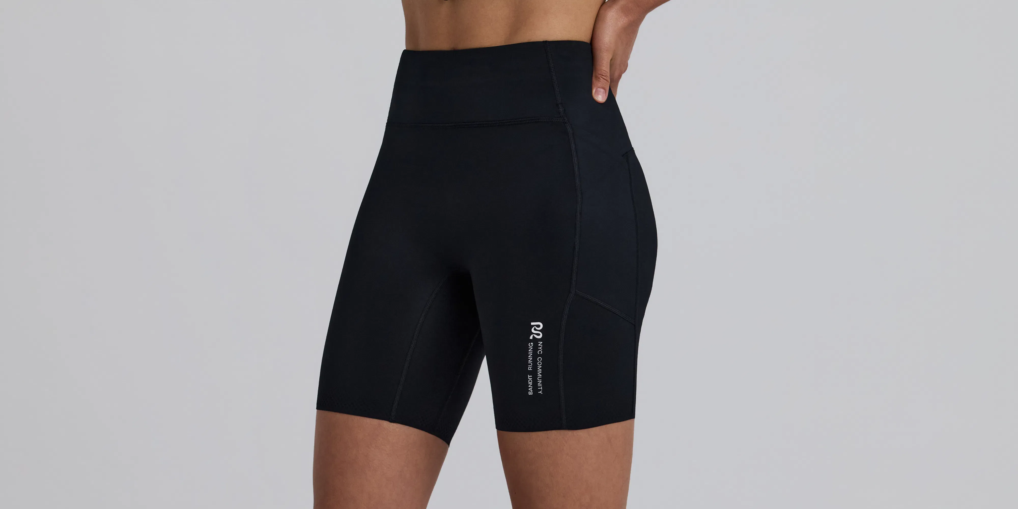 Bandit Womens Stamina V High Waist 7 Compression Short Black