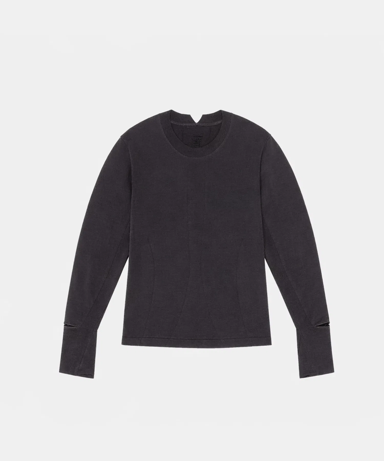 Bandit Womens Seamless Wool Blend Long Sleeve Shadow