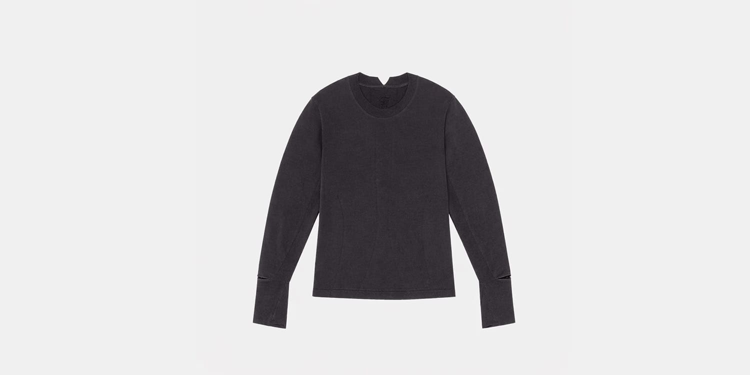 Bandit Womens Seamless Wool Blend Long Sleeve Shadow
