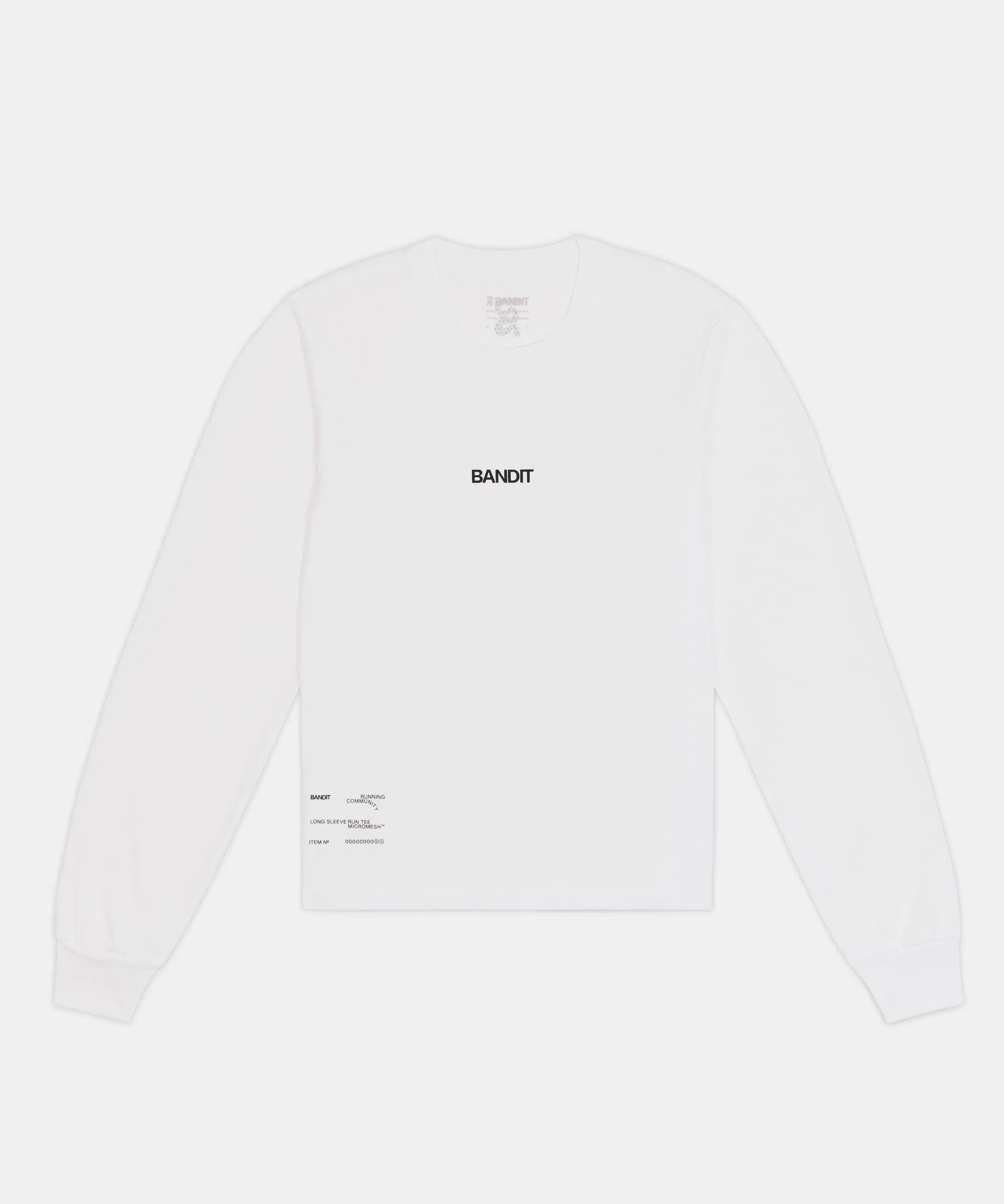 Bandit Womens Micromesh Long Sleeve White