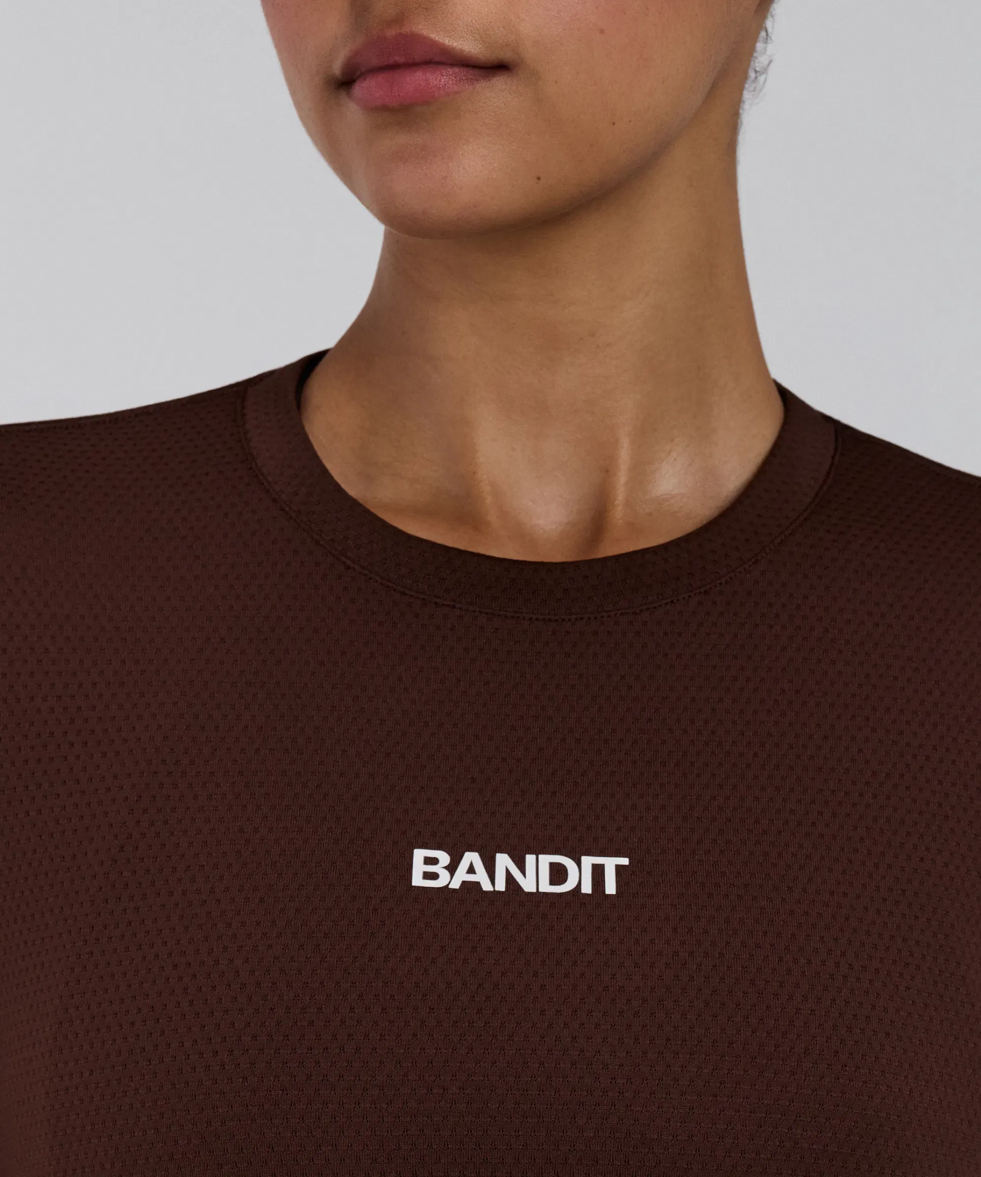 Bandit Womens Micromesh Long Sleeve Cacao