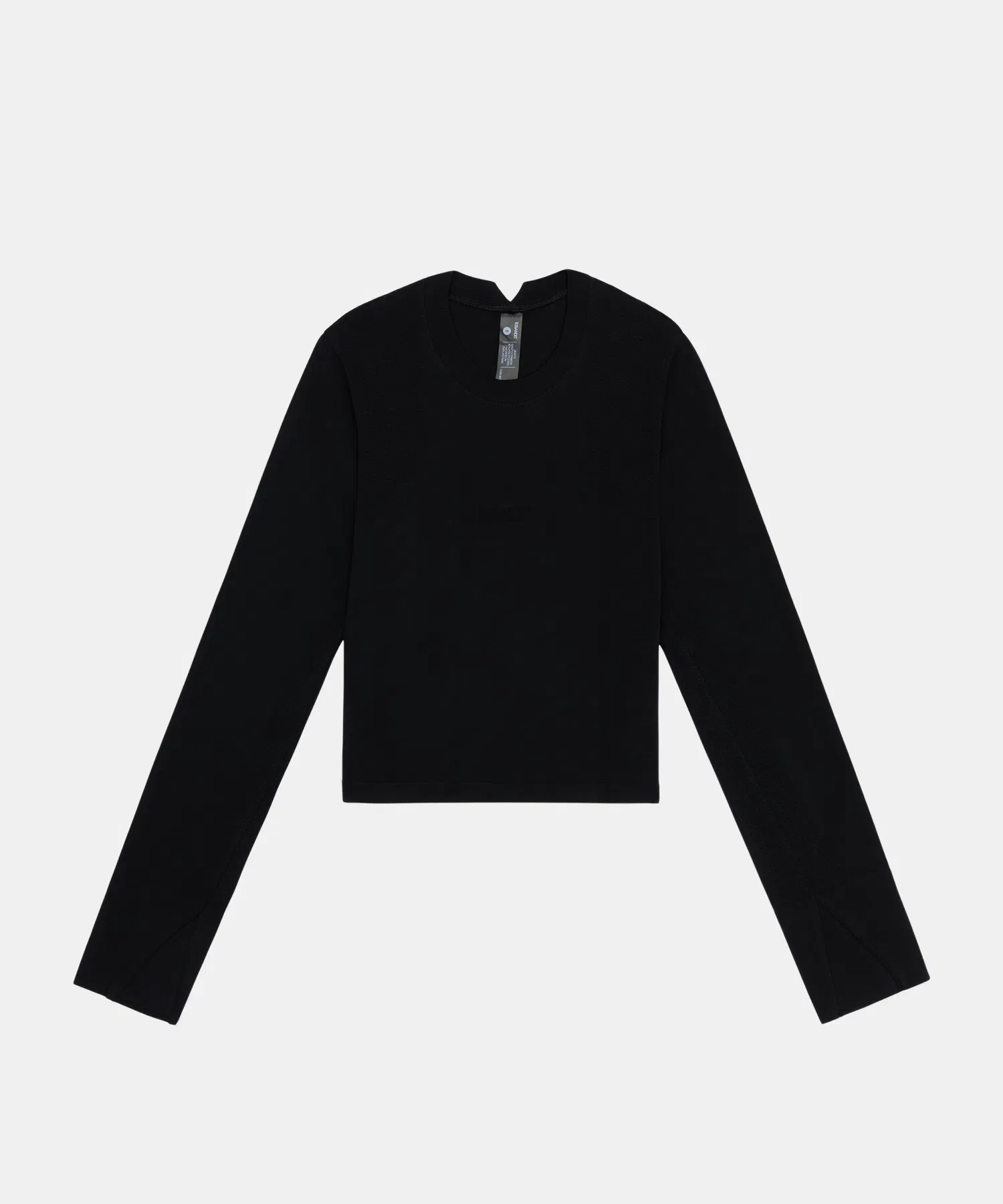Bandit Womens Mercury Seamless Long Sleeve Crop Black