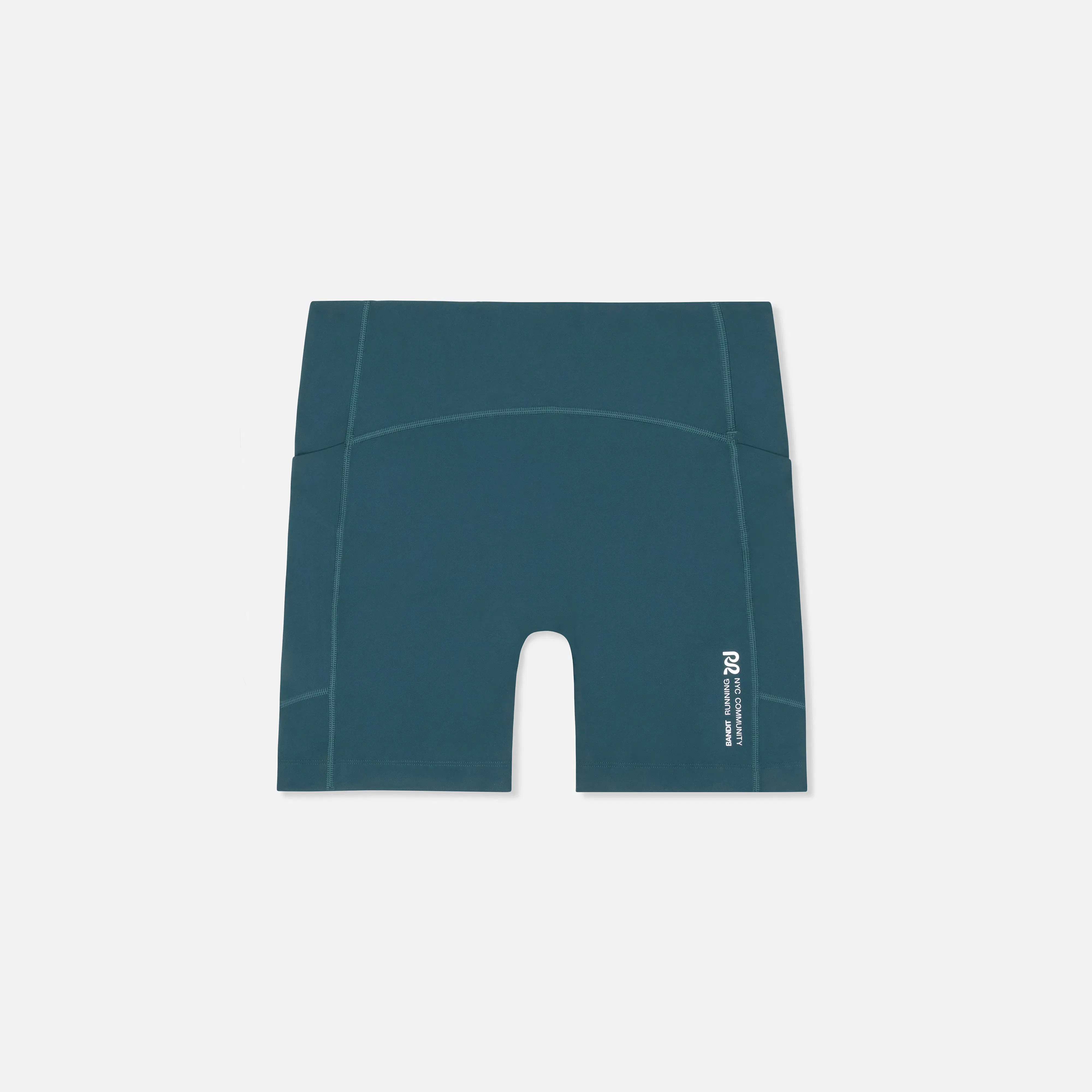 Bandit Stamina High Waist 5 Womens Compression Shorts Pine